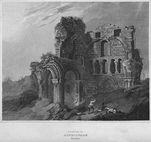 Interieur van Lindisfarn. West End, 1814