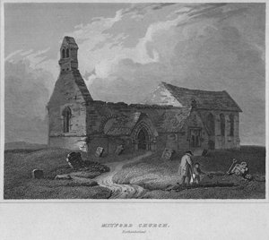 Mitford Kerk, Northumberland, 1814 door John Greig