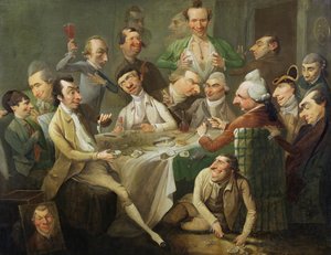 Een karikatuurgroep, c.1776