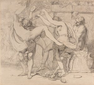 Bacchanaal door John Hamilton Mortimer