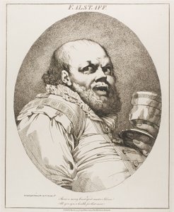 Falstaff door John Hamilton Mortimer