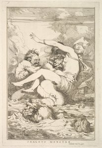 Jaloers monster uit Vijftien etsen opgedragen aan Sir Joshua Reynolds, 8 december 1778