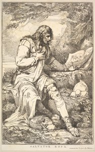 Salvator Rosa uit Vijftien Etsen Gewijd aan Sir Joshua Reynolds door John Hamilton Mortimer