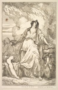 Tragedie uit Vijftien Etsen Gewijd aan Sir Joshua Reynolds, 8 december 1778 door John Hamilton Mortimer