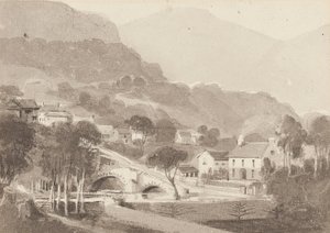 Brathay brug & Oud Brathay, Lake District, Cumbria, 1820
