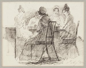 Zittende groep, 1808