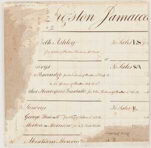 Tabulatie betreffende George Law door John Harden