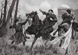 Nederlaag en Dood van Sebastian I bij de Slag van Alcazar door John Harris Valda