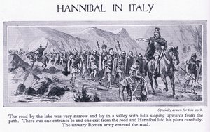 Hannibal in Italië, ca. 1950 door John Harris Valda