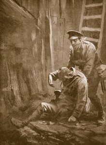 Soldaat T. Doswell redt een officier uit een mijn waarin hij bewusteloos lag door John Harris Valda