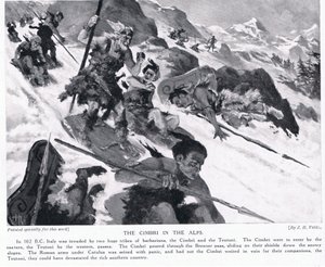 De Cimbri in de Alpen door John Harris Valda