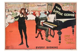 "Shaftesbury Theatre" / J. Hassall / Poster, 1896