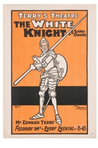 "Terrys Theatre. De Witte Ridder" / J. Hassall / Poster, 1898 door John Hassall