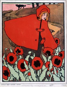 Roodkapje - Poster, door John Hassall ca. 1930 door John Hassall