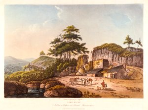 Kalkovens. Een uitzicht op Clifton bij Bristol, Gloucestershire door John Hassell