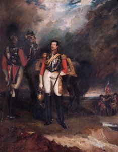 Portret van Stapleton Cotton, Burggraaf Combermere, Britse soldaat, 1839