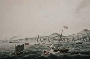 De Stad Dundee, gepubliceerd door Smith & Elder door John Heaviside (after) Clark