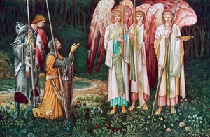 De visie van de Heilige Graal door John Henry Dearle