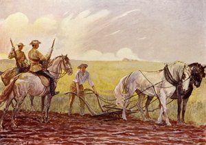 Canadese bereden politie door John Henry Frederick (after) Bacon