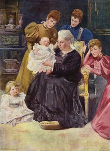 Karakter van Koningin Victoria: Eenvoud (kleur litho)