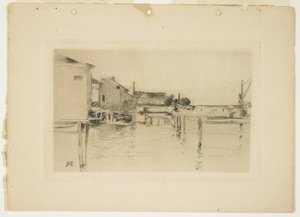 Bridgeport, 1888-1889 door John Henry Twachtman