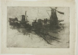 Avond door John Henry Twachtman
