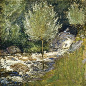 Horseneck Falls, Greenwich, Connecticut door John Henry Twachtman