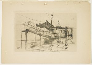 Het Oude Tolhuis in Bridgeport (Kleine plaat), 1888-1889