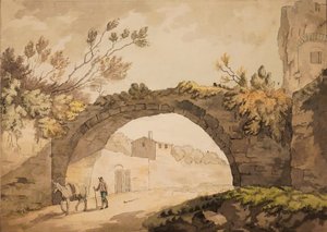 Een boog in Italië, c.1798 door John Herman Merivale