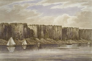 Palisades No. 19, Hudson River Portfolio, 1823-24