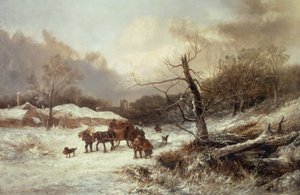 Winter aan de rand van Sherwood Forest
