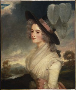 Portret van Miss Elizabeth Beresford, halflang