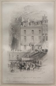 Napoleons Logement, Quai Conti, 1835