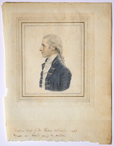 Portret van Sir Captain West van de Dutton Indiaman door John I Smart