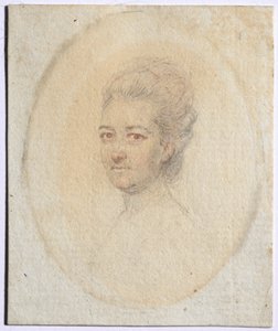 Portret van een vrouw door John I Smart