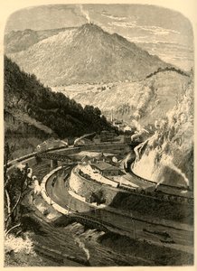 Mauch Chunk en Mount Pisgah, 1872