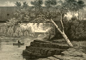 De Passaic, Onder Little Falls, 1874