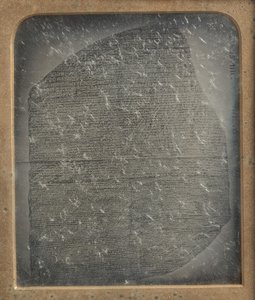 Kopie van de Steen van Rosetta door John Jabez Edwin Mayall