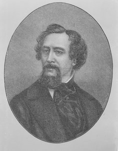Charles John Huffam Dickens (1812-70) door John Jabez Edwin Paisley Mayall