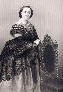 Madame Rosino Penco (1823-94), gegraveerd door D.J. Pound van een foto, uit 
