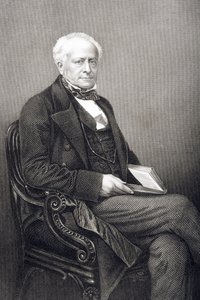 Sir Fitzroy Kelly (gegraveerd door D.J. Pound) uit 