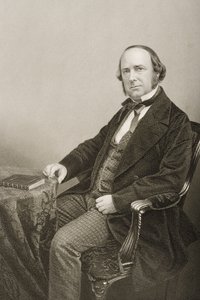 Thomas Wright (1810-77) gegraveerd door D.J. Pound van een foto, uit 
