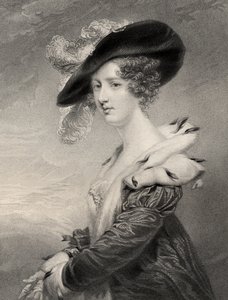 Georgiana (Howard), Lady Dover door John Jackson