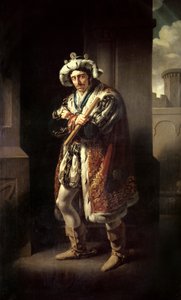 Edmund Kean (1787-1833) als Richard III door John James Halls