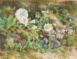 Bloemenstudie, 1866 door John Jessop Hardwick