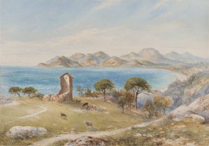 Uitzicht op de Esterelles Bergen vanuit Cannes