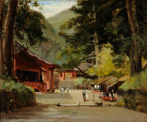Ingang van het Mausoleum van Jyemiten, Nikko, Japan