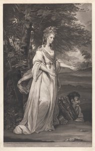 De Eerbare Mevrouw Tollemache, in de Rol van Miranda