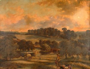 Hooitijd, Hamstead Mill, Handsworth, Staffordshire, 1850-1908 door John Joseph Hughes