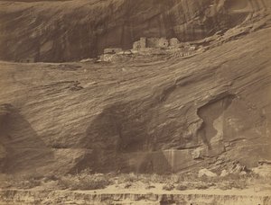 Ruïnes van klifwoningen, Canyon de Chelly, 1889 (foto)
